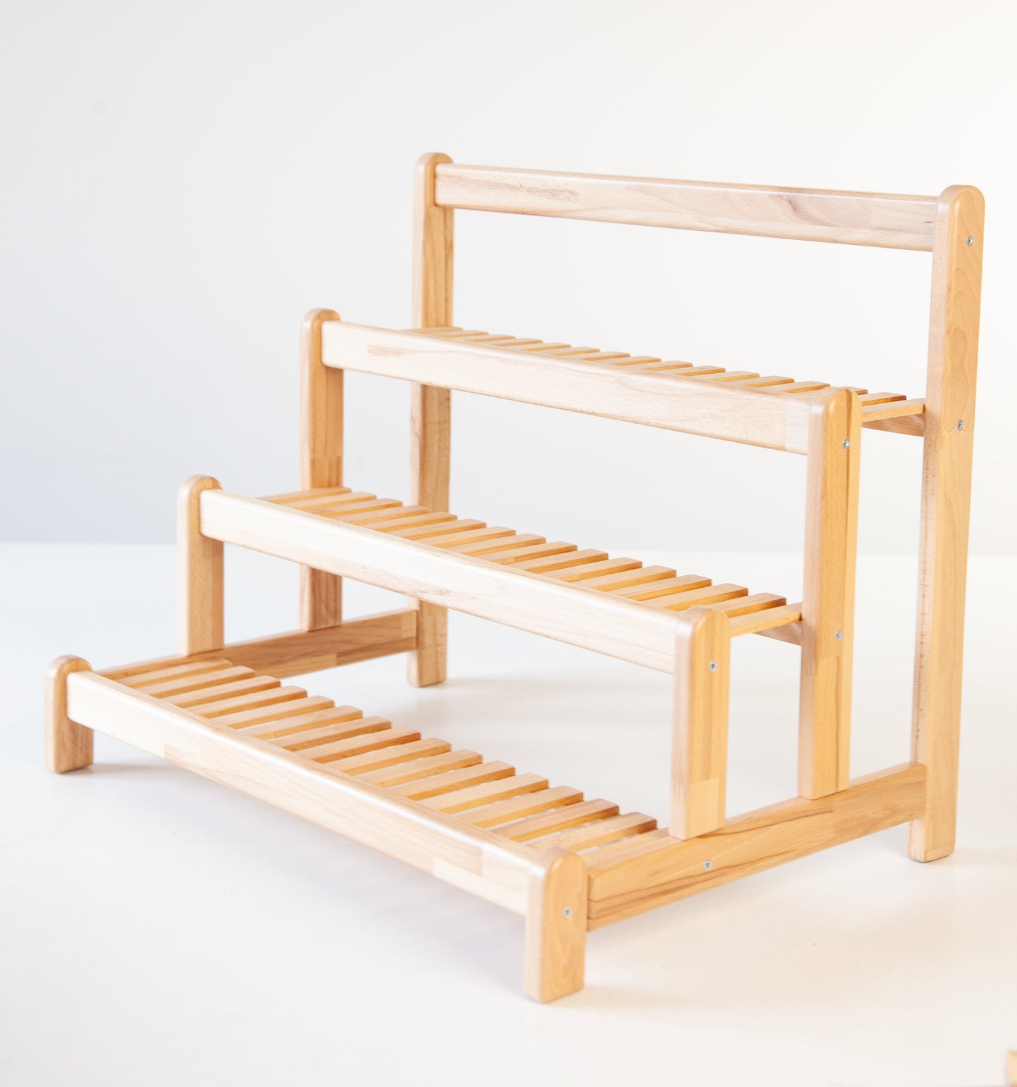 Étagère de sol en bois pour livres et jouets d'enfants