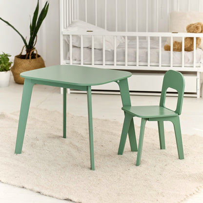 Ensemble table et chaise pour enfant - 7 couleurs