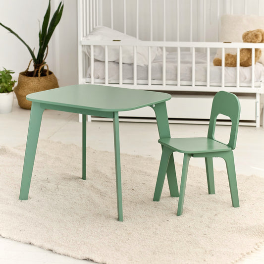 Ensemble table et chaise pour enfant - 7 couleurs