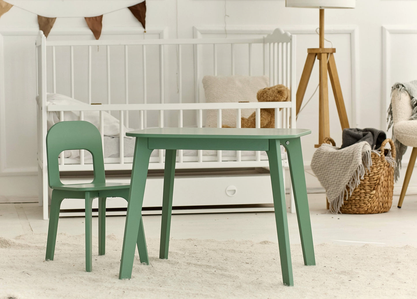 Ensemble table et chaise pour enfant - 7 couleurs