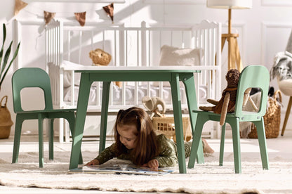 Ensemble table et chaises pour enfants - 7 couleurs