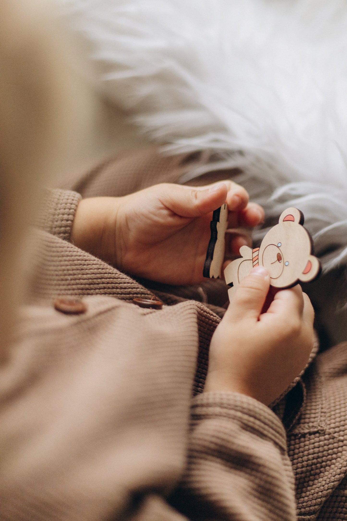 Puzzle multicouche Ours en bois