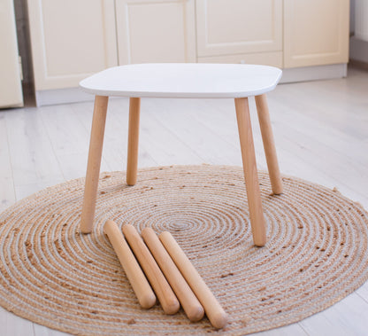 Table enfant en bois - Bois de hêtre