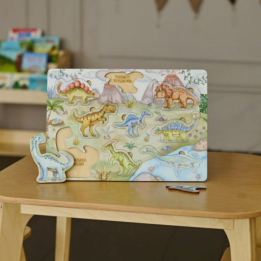 Puzzle en bois Dinosaures