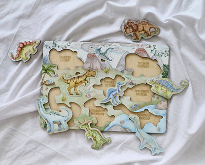 Puzzle en bois Dinosaures