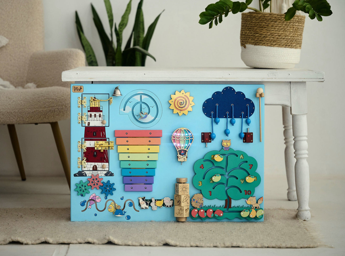 Tableau d'activités pour tout-petits - Myrtille