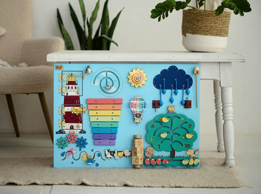 Tableau d'activités pour tout-petits - Myrtille