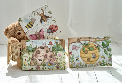 Puzzle en bois « Où vivent les abeilles à miel »
