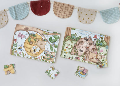 Puzzle en bois « Où vivent les abeilles à miel »
