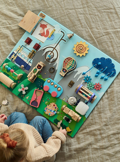 Tableau d'activités pour tout-petits - À la campagne