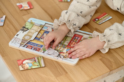 Puzzle en bois « Voyage en ville »