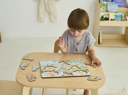 Puzzle en bois Dinosaures