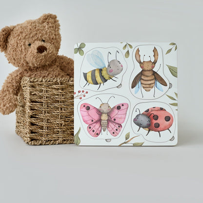 Ensemble de puzzles « Où vivent les abeilles », « Où vivent les fourmis » et « Cycle de vie des insectes » 