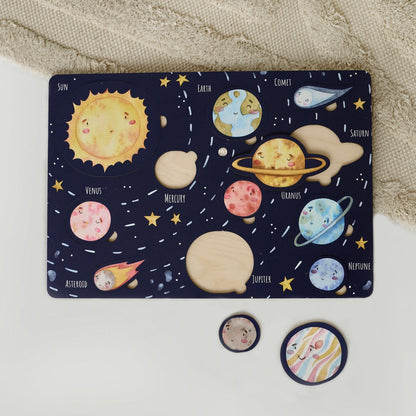 Ensemble de puzzles : Transports, Dinosaures et Système solaire 