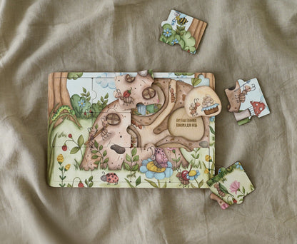 Puzzle en bois « Où vivent les fourmis »