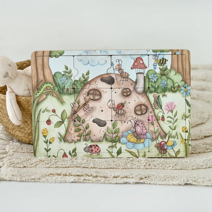 Puzzle en bois « Où vivent les fourmis »