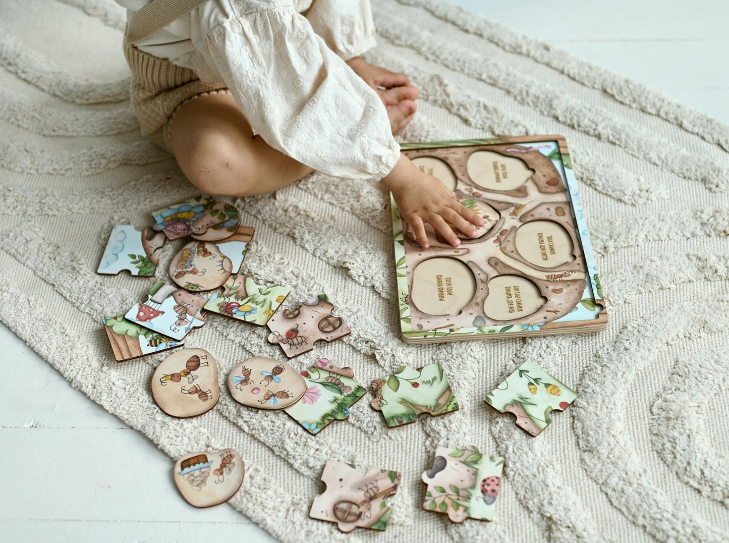 Puzzle en bois « Où vivent les fourmis »