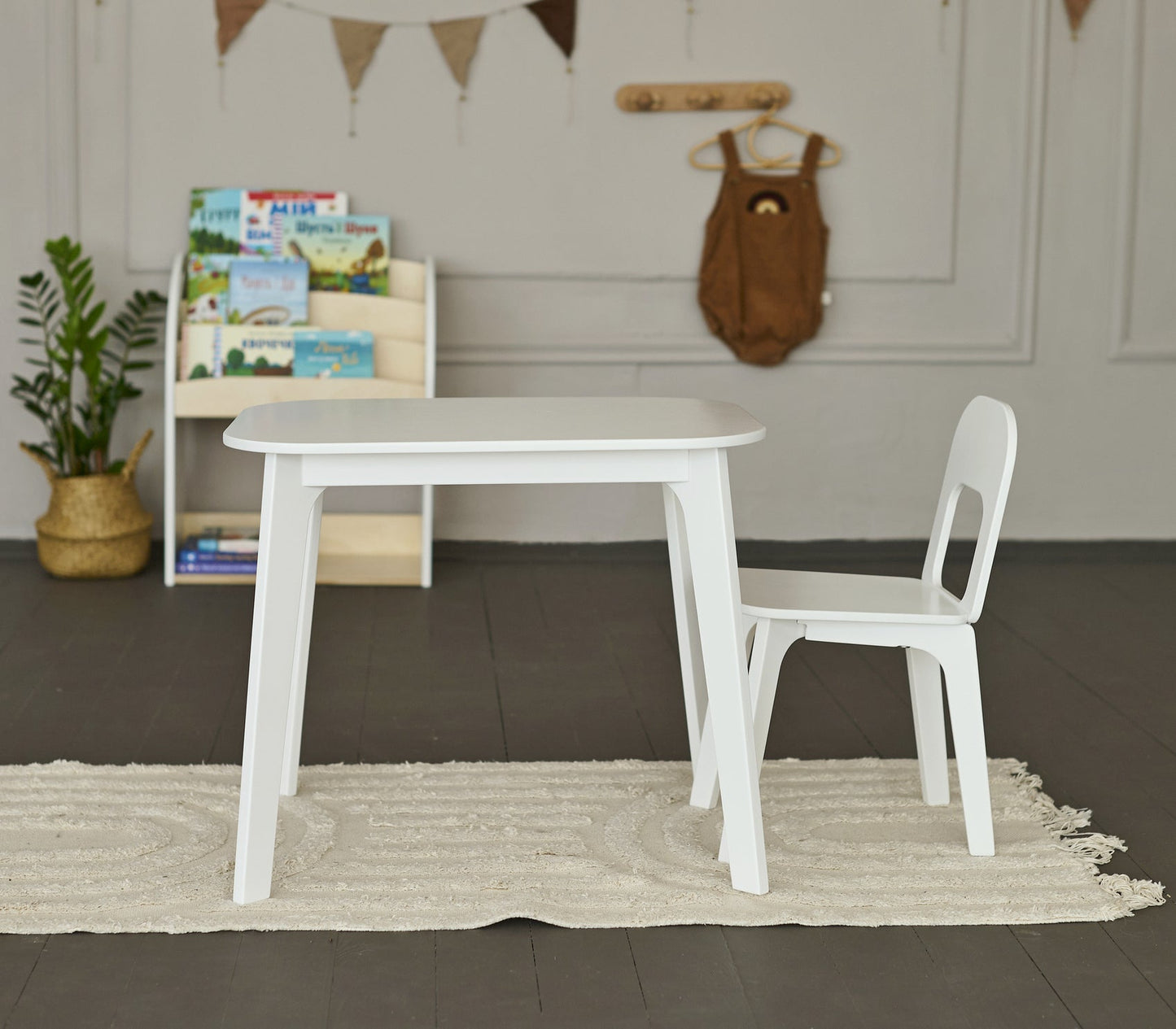 Ensemble table et chaise pour enfant - 7 couleurs