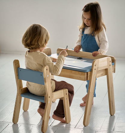 Bureau et chaise pour enfant - Bois de frêne