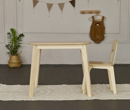 Ensemble table et chaise pour enfant - 7 couleurs