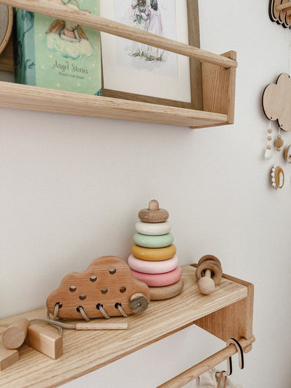 Jeux de laçage en bois