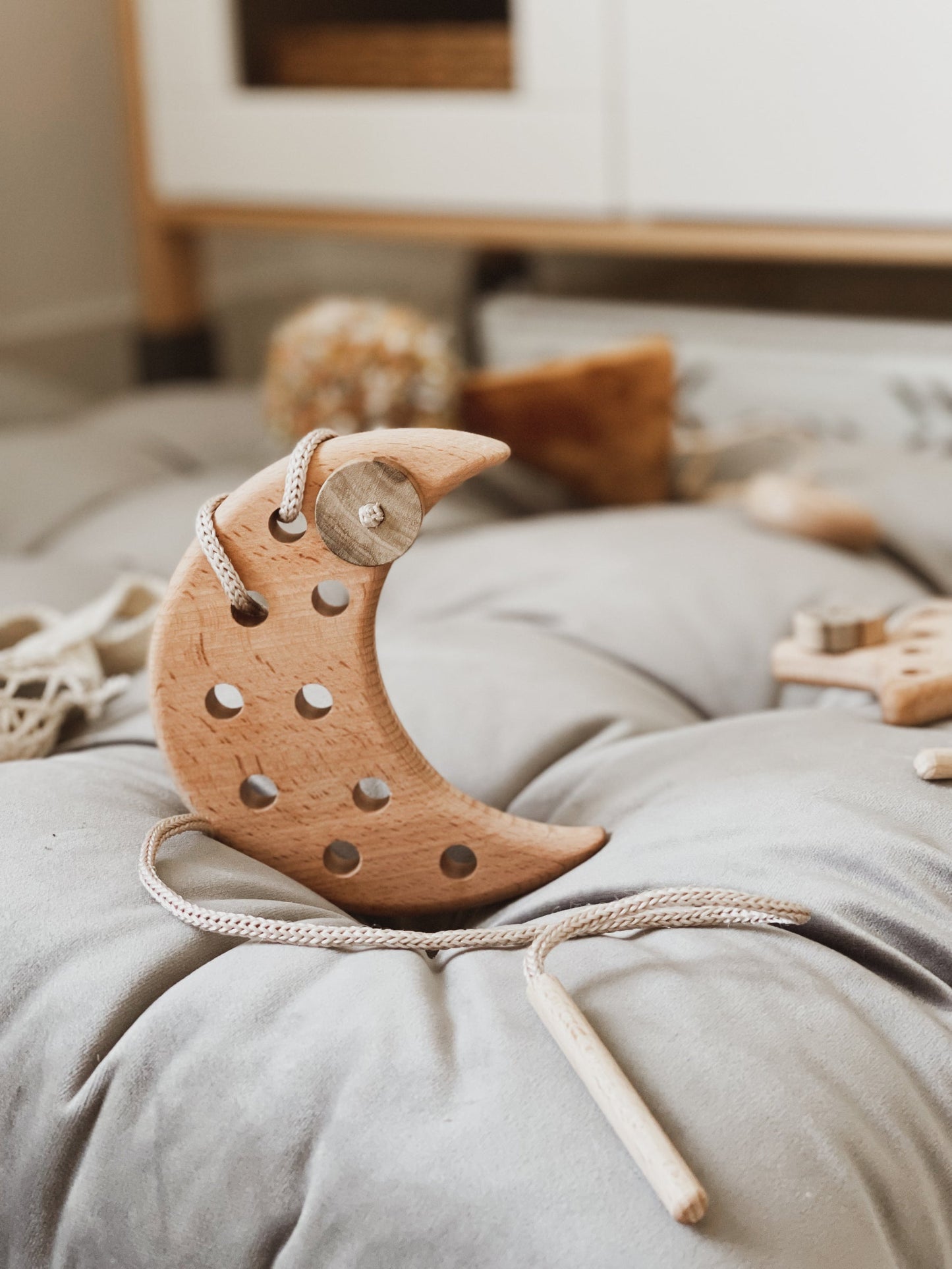 Jeux de laçage en bois