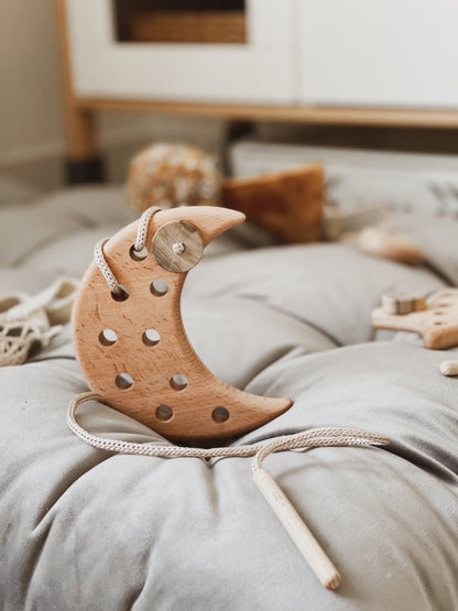 Jeux de laçage en bois