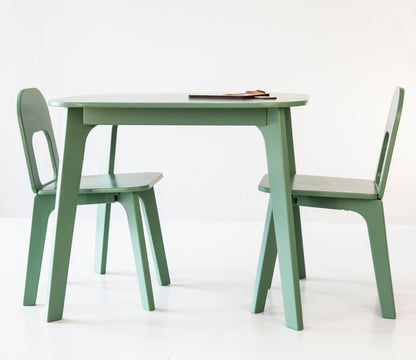 Ensemble table et chaises pour enfants - 7 couleurs