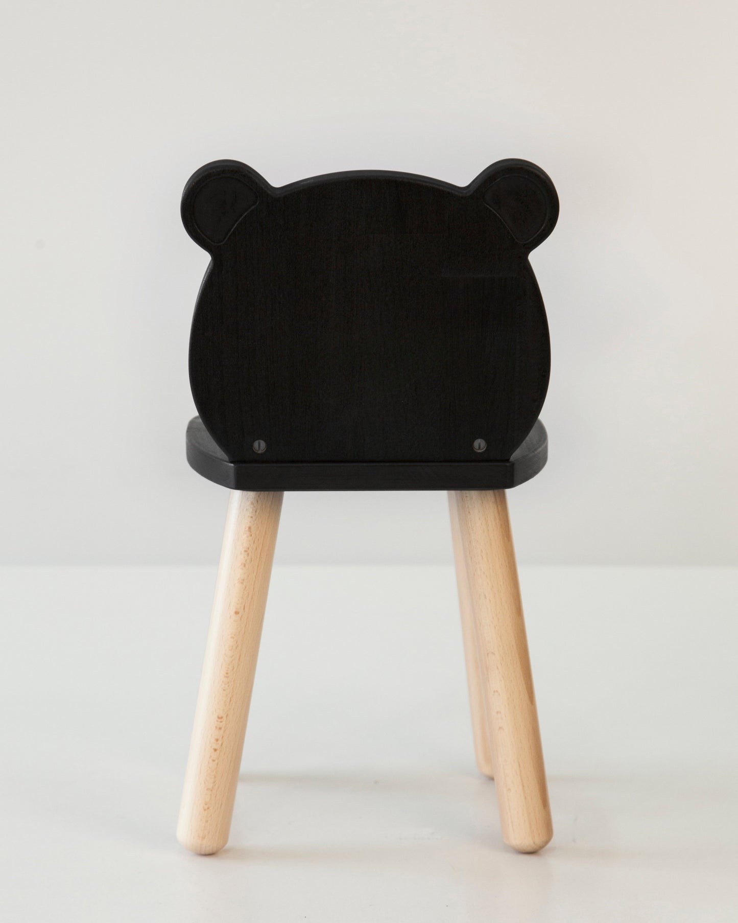 Chaise ours en bois pour tout-petit