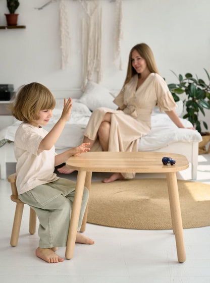 Table enfant en bois - Bois de hêtre