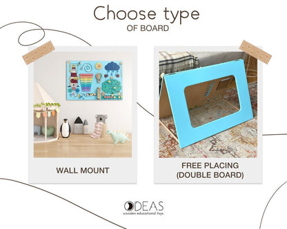 Tableau d'activités pour tout-petits - Myrtille