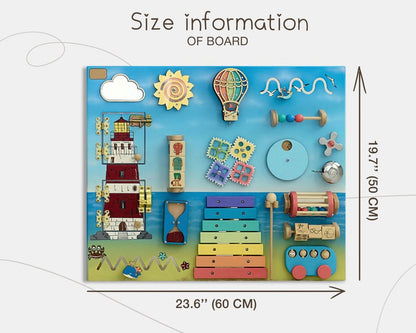 Tableau d'activités pour tout-petits - Phare