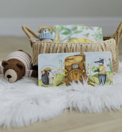 Puzzle en bois de la famille des lièvres