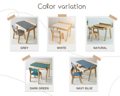 Bureau et chaise pour enfant - Bois de frêne