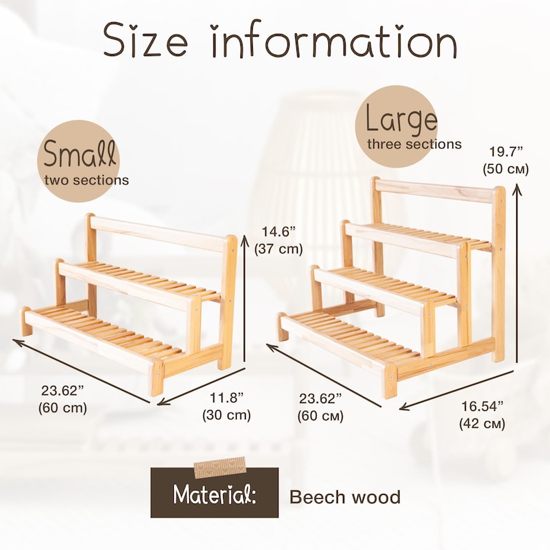 Étagère de sol en bois pour livres et jouets d'enfants