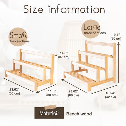 Étagère de sol en bois pour livres et jouets d'enfants